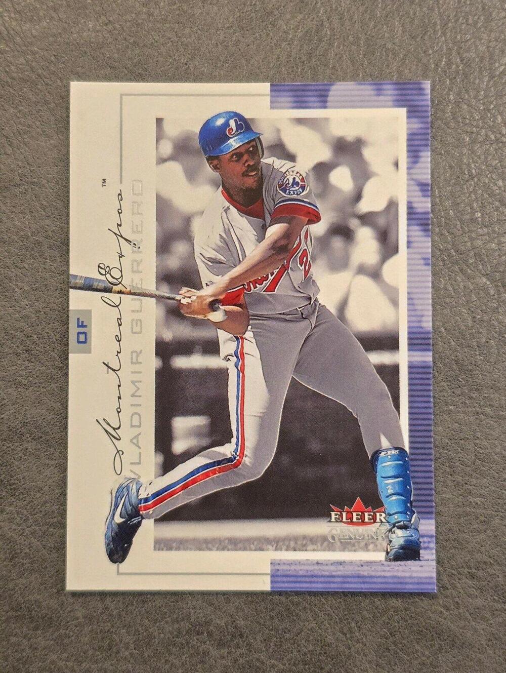 2001 Fleer Genuine #41 Vladimir Guerrero Baseball Card